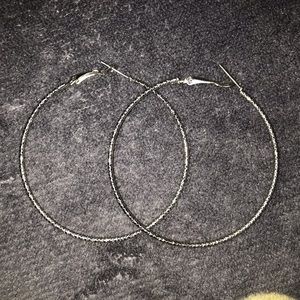 Silver Hoop Earrings